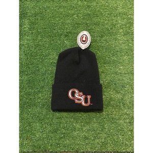 Vintage Oklahoma State Cowboys stocking hat winter beanie new adult mens black